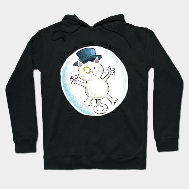 Dapper Cat - Bubble Hoodie by johnnybuzt